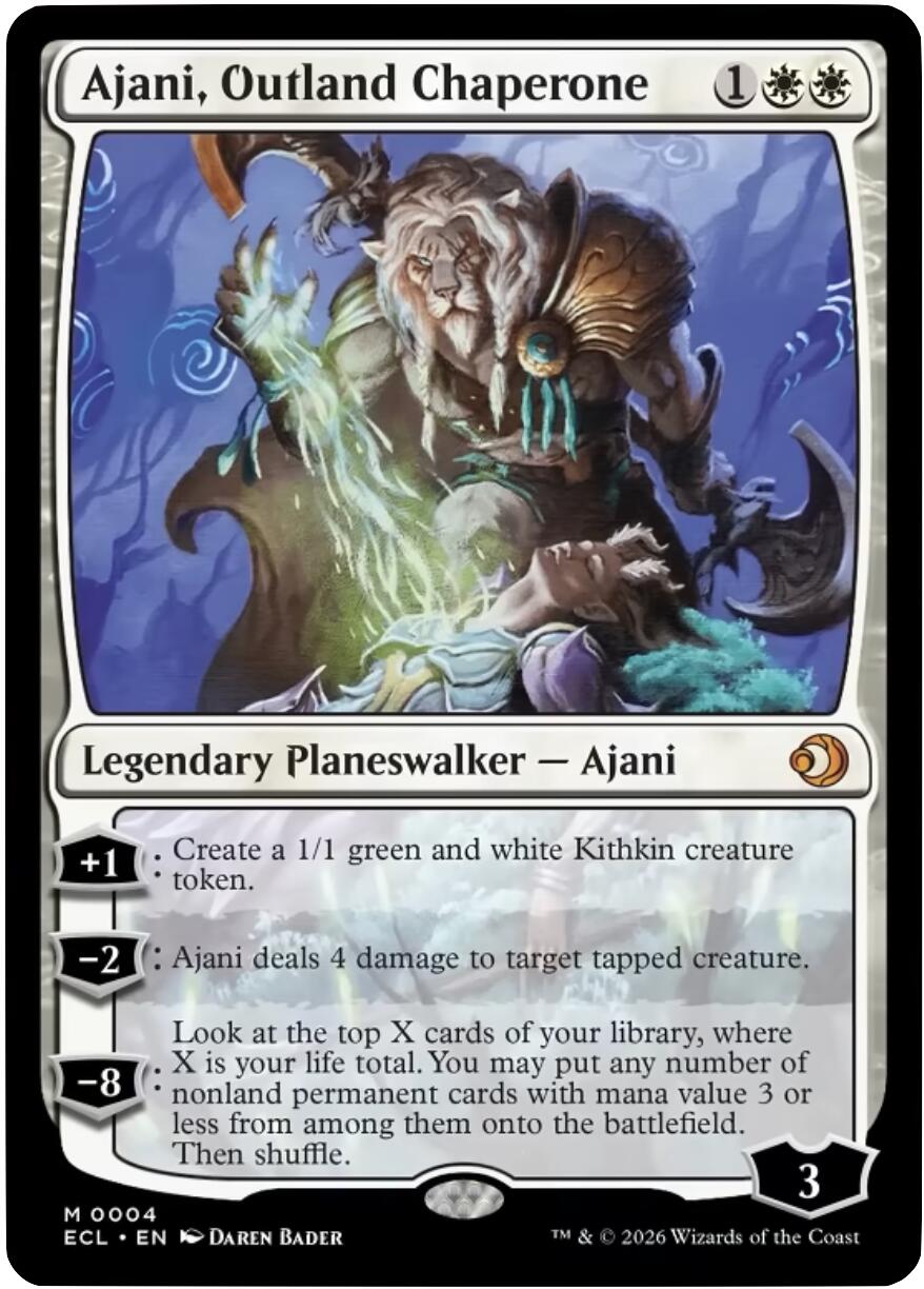 Ajani, Outland Chaperone [Lorwyn Eclipsed] | Pegasus Games WI