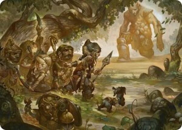 Protective Response Art Card [Lorwyn Eclipsed Art Series] | Pegasus Games WI