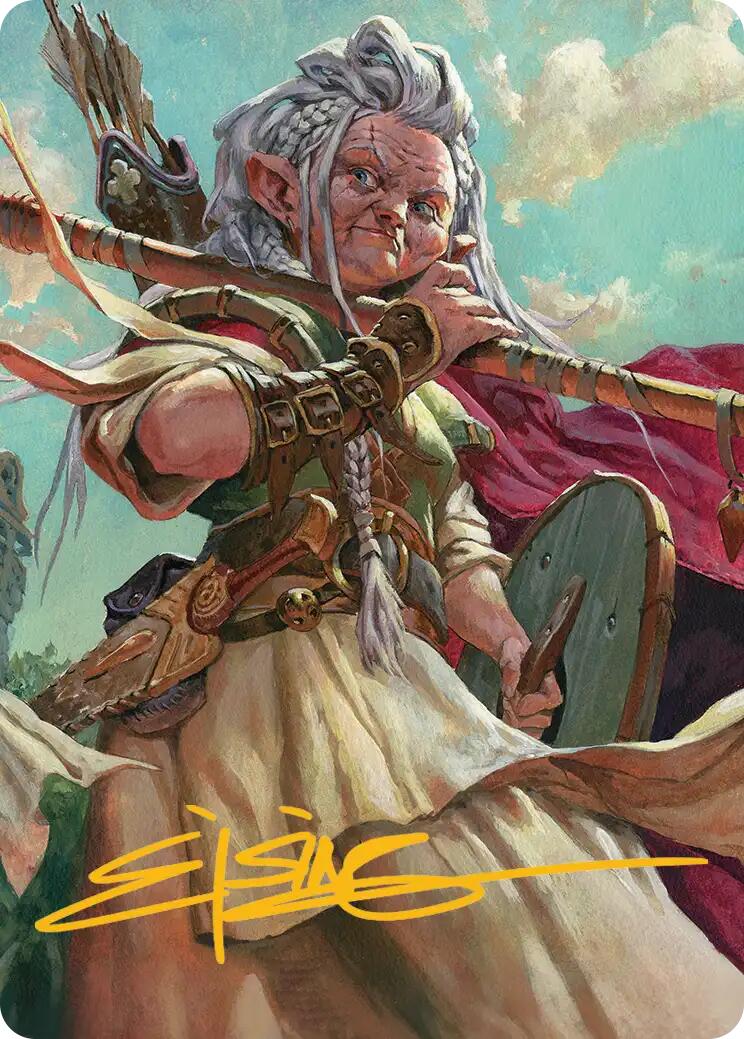 Brigid, Clachan's Heart Art Card (Gold-Stamped Signature) [Lorwyn Eclipsed Art Series] | Pegasus Games WI