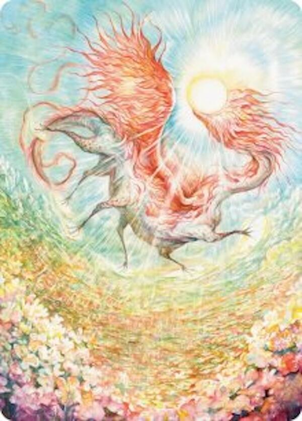 Eirdu, Carrier of Dawn Art Card [Lorwyn Eclipsed Art Series] | Pegasus Games WI