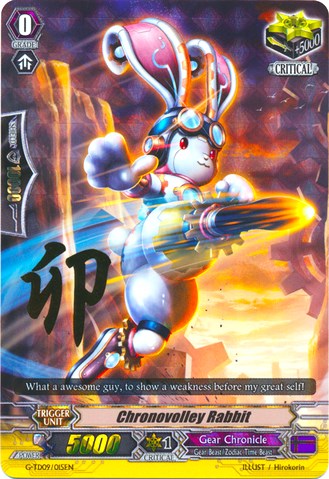 Chronovolley Rabbit (RRR) (G-TD09/015EN) [True Zodiac Time Beasts] | Pegasus Games WI