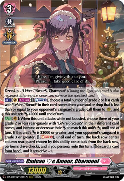 Cadeau e Amour, Charmout (DZ-LBT02/001EN) [Lyrical Monasterio Season of Wonders] | Pegasus Games WI