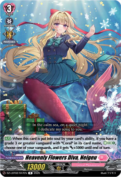 Heavenly Flowers Diva, Neigeu (DZ-LBT02/047EN) [Lyrical Monasterio Season of Wonders] | Pegasus Games WI
