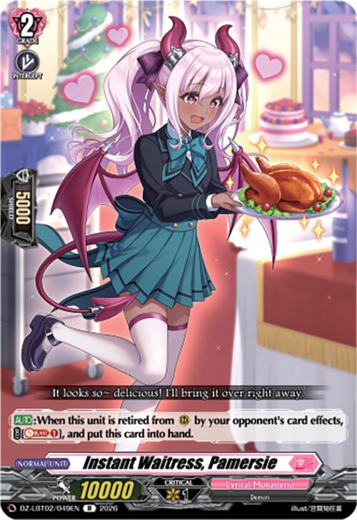Instant Waitress, Pamersie (DZ-LBT02/049EN) [Lyrical Monasterio Season of Wonders] | Pegasus Games WI