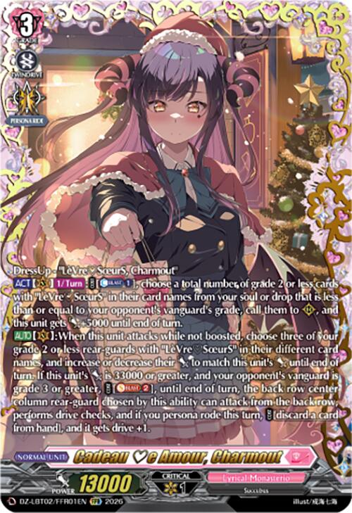 Cadeau e Amour, Charmout (DZ-LBT02/FFR01EN) [Lyrical Monasterio Season of Wonders] | Pegasus Games WI