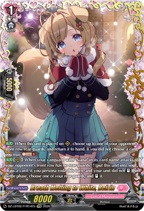 Breath Melting to White, Reirin (DZ-LBT02/FFR14EN) [Lyrical Monasterio Season of Wonders] | Pegasus Games WI