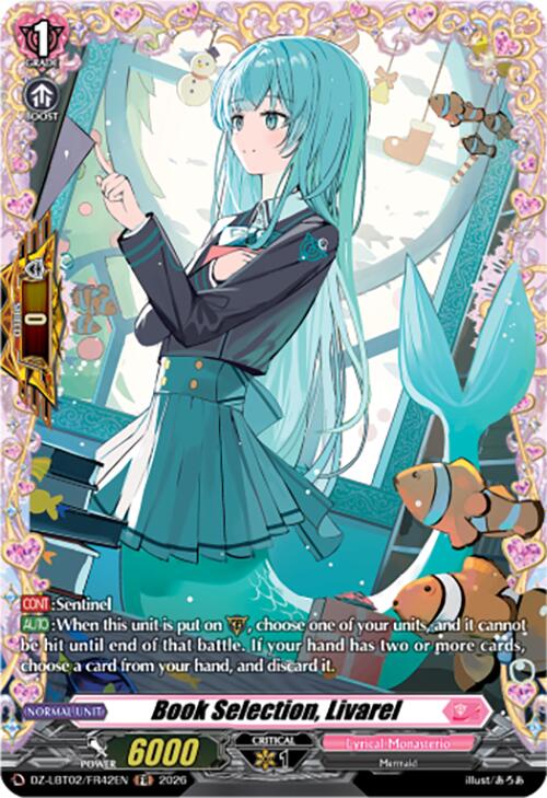 Book Selection, Livarel (DZ-LBT02/FR42EN) [Lyrical Monasterio Season of Wonders] | Pegasus Games WI