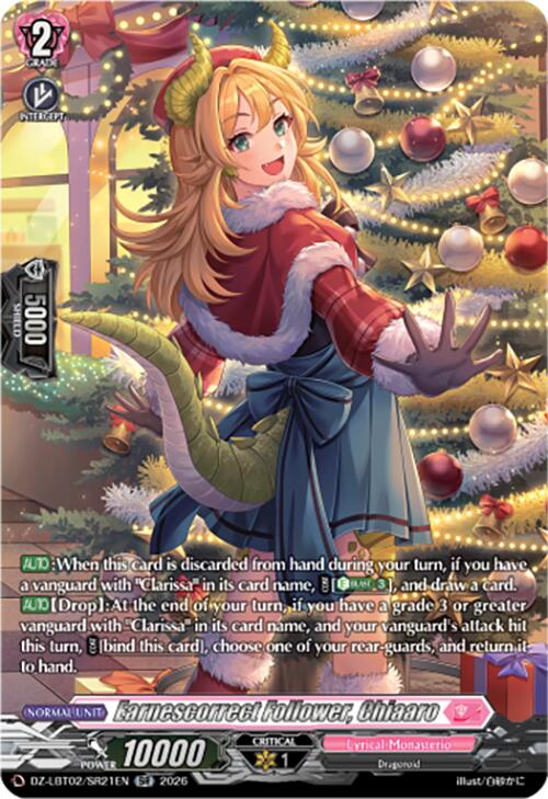 Earnescorrect Follower, Chiaaro (DZ-LBT02/SR21EN) [Lyrical Monasterio Season of Wonders] | Pegasus Games WI