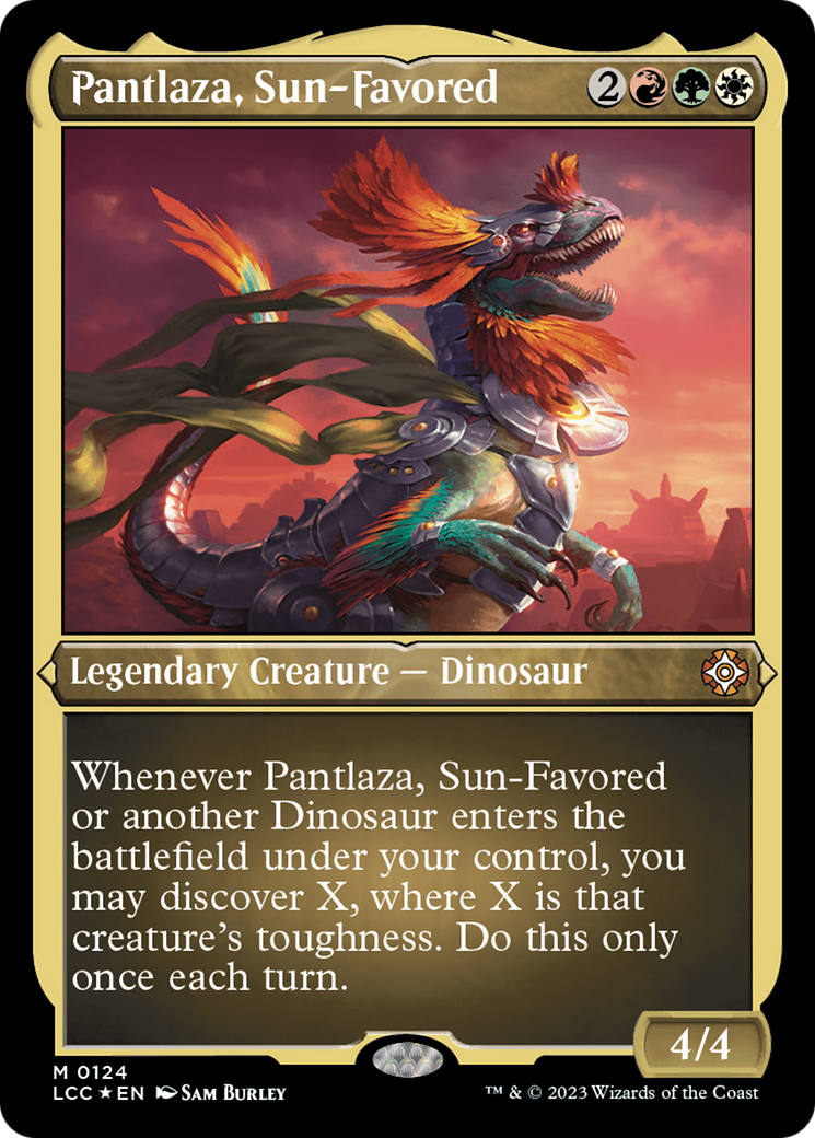 Pantlaza, Sun-Favored (Display Commander) [The Lost Caverns of Ixalan Commander] | Pegasus Games WI