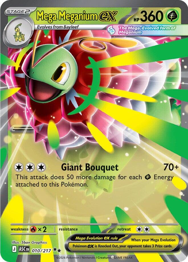 Mega Meganium ex (010/217) [Mega Evolution: Ascended Heroes] | Pegasus Games WI