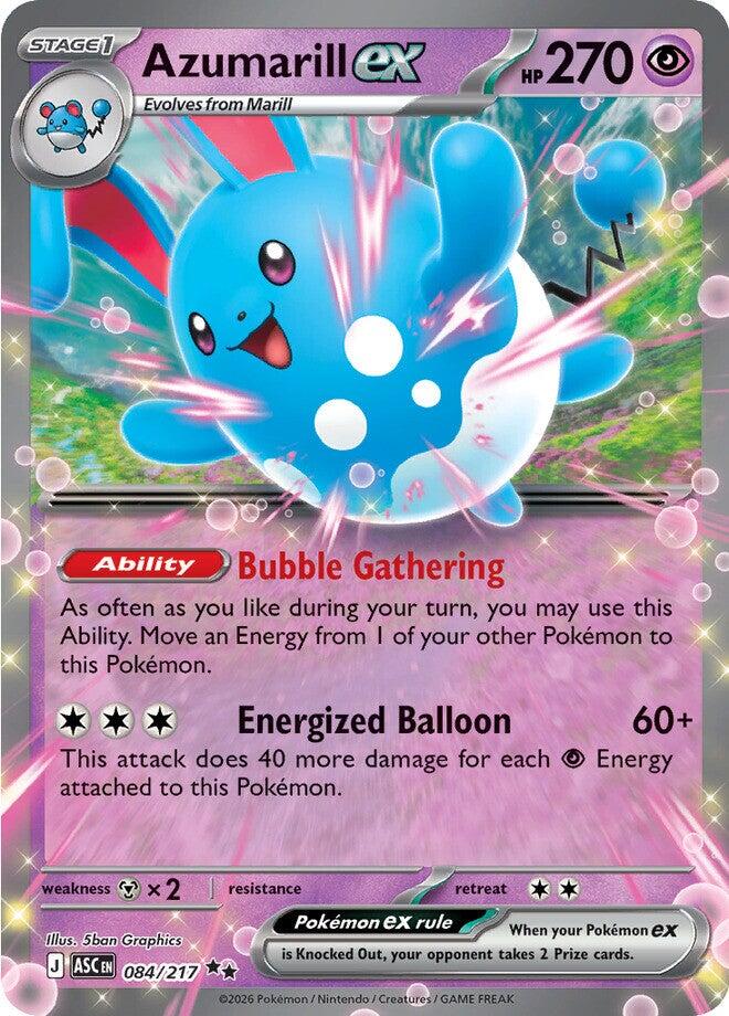 Azumarill ex (084/217) [Mega Evolution: Ascended Heroes] | Pegasus Games WI