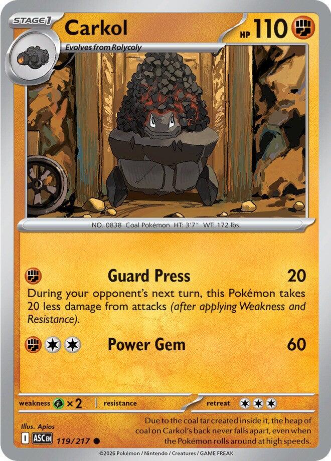 Carkol (119/217) [Mega Evolution: Ascended Heroes] | Pegasus Games WI