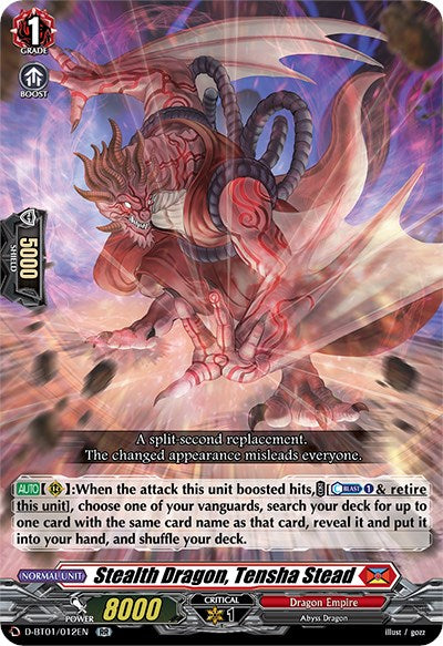 Stealth Dragon, Tensha Stead (D-BT01/012EN) [Genesis of the Five Greats] | Pegasus Games WI
