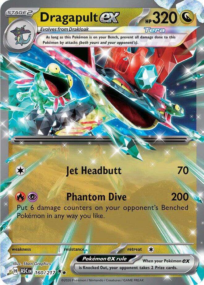 Dragapult ex (160/217) [Mega Evolution: Ascended Heroes] | Pegasus Games WI