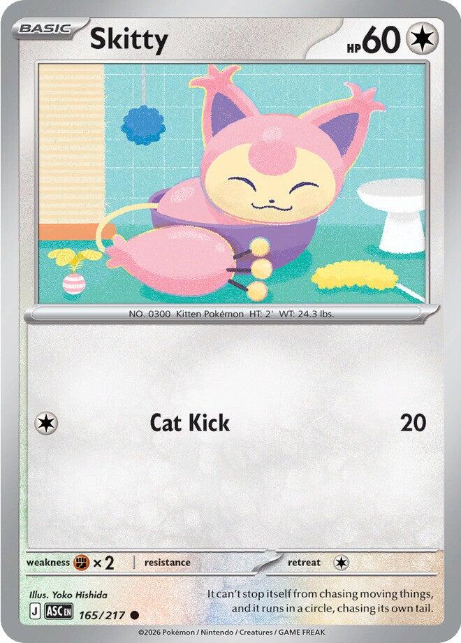 Skitty (165/217) [Mega Evolution: Ascended Heroes] | Pegasus Games WI