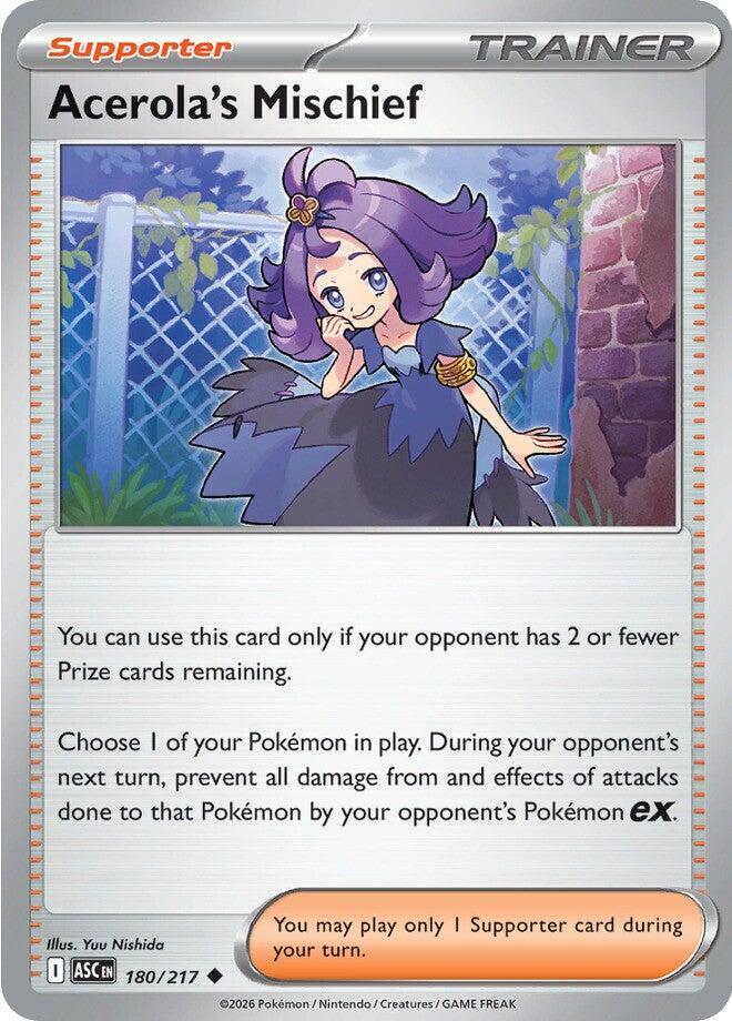 Acerola's Mischief (180/217) [Mega Evolution: Ascended Heroes] | Pegasus Games WI