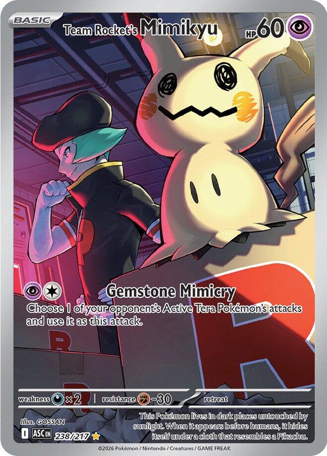 Team Rocket's Mimikyu (238/217) [Mega Evolution: Ascended Heroes] | Pegasus Games WI