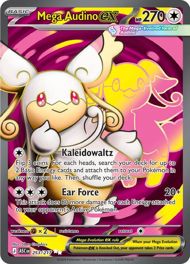 Mega Audino ex (253/217) [Mega Evolution: Ascended Heroes] | Pegasus Games WI