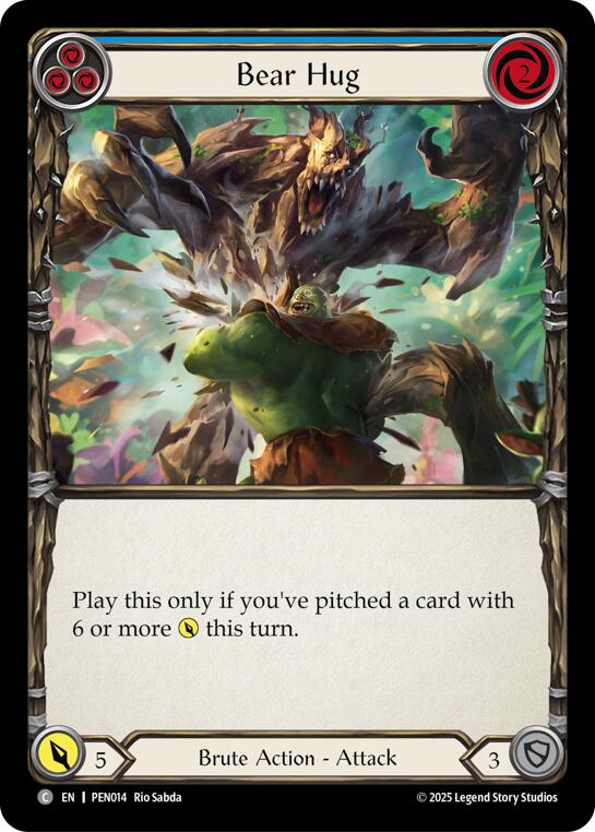 Bear Hug (Blue) (Regular) [PEN014] (Compendium of Rathe) | Pegasus Games WI