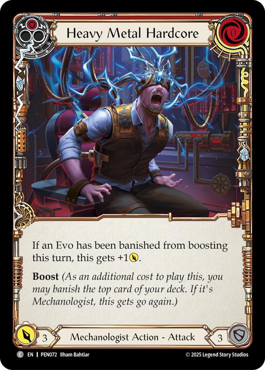 Heavy Metal Hardcore (Red) (Regular) [PEN072] (Compendium of Rathe) | Pegasus Games WI