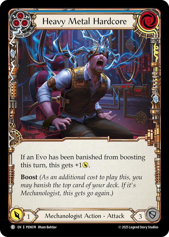 Heavy Metal Hardcore (Blue) (Regular) [PEN074] (Compendium of Rathe) | Pegasus Games WI