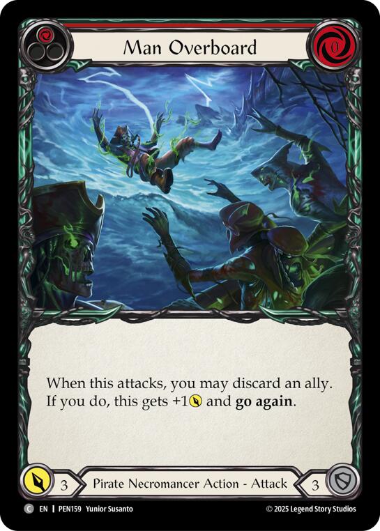 Man Overboard (Red) (Regular) [PEN159] (Compendium of Rathe) | Pegasus Games WI