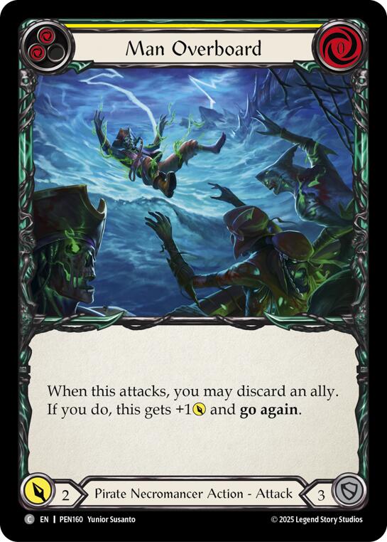 Man Overboard (Yellow) (Regular) [PEN160] (Compendium of Rathe) | Pegasus Games WI