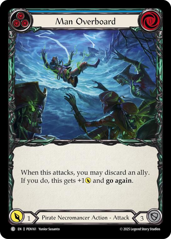 Man Overboard (Blue) (Regular) [PEN161] (Compendium of Rathe) | Pegasus Games WI