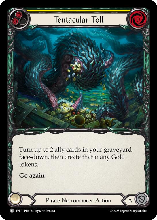 Tentacular Toll (Yellow) (Regular) [PEN163] (Compendium of Rathe) | Pegasus Games WI
