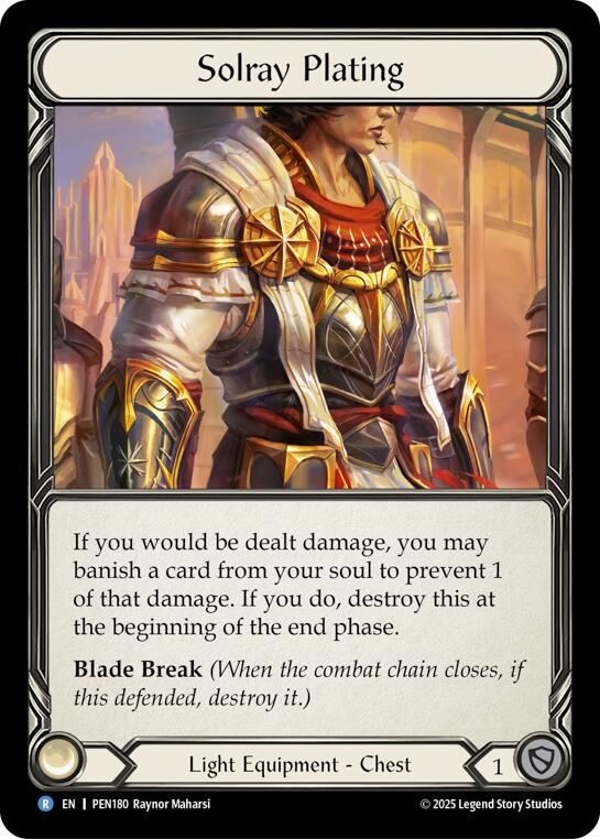 Solray Plating [PEN180] (Compendium of Rathe) | Pegasus Games WI