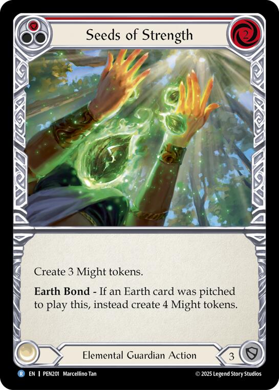 Seeds Of Strength (Red) (Regular) [PEN201] (Compendium of Rathe) | Pegasus Games WI