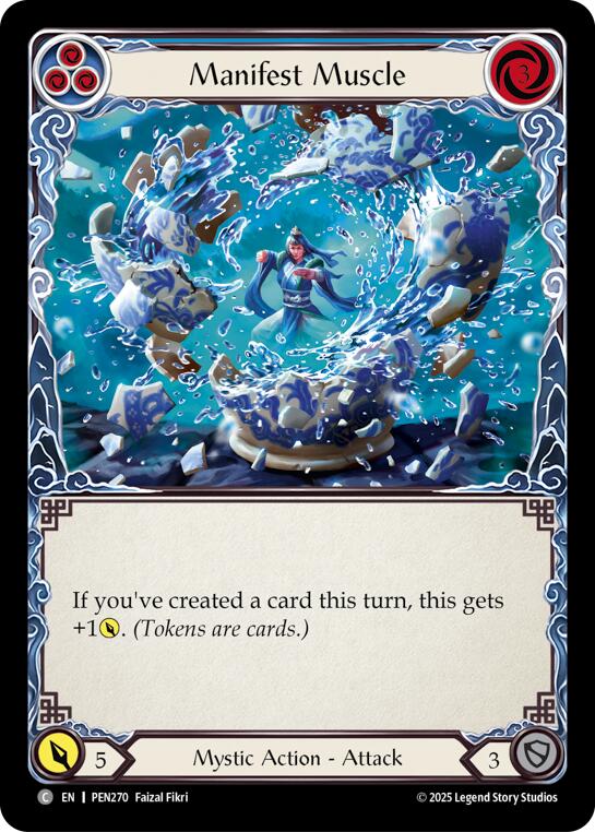 Manifest Muscle (Blue) (Regular) [PEN270] (Compendium of Rathe) | Pegasus Games WI