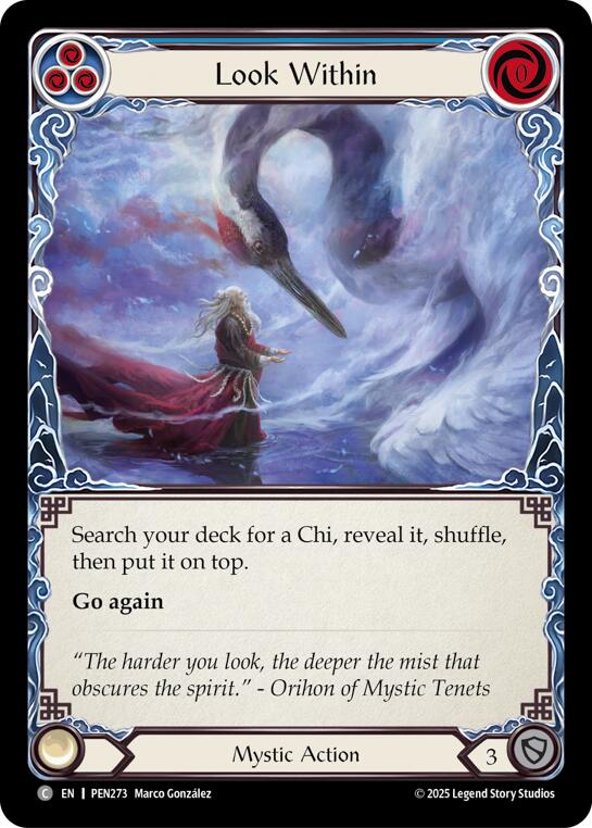 Look Within (Blue) (Regular) [PEN273] (Compendium of Rathe) | Pegasus Games WI