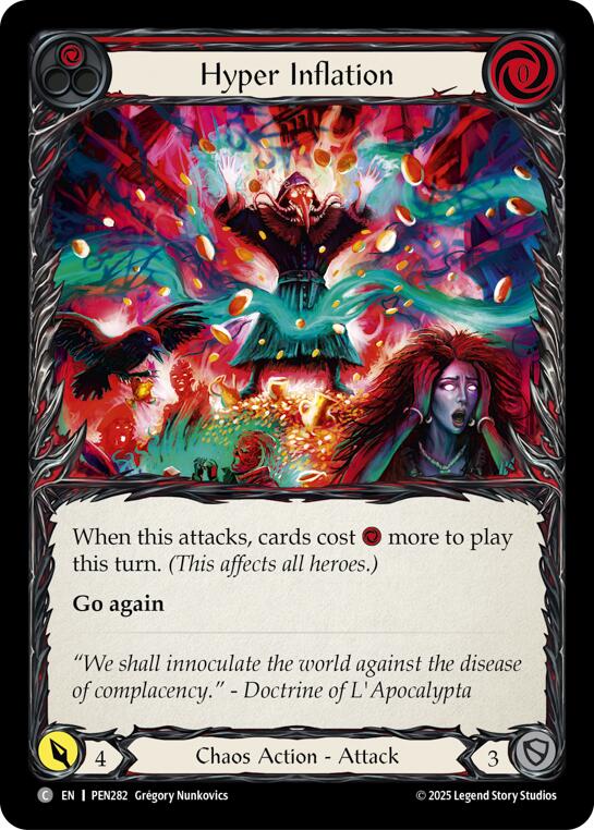 Hyper Inflation (Red) (Regular) [PEN282] (Compendium of Rathe) | Pegasus Games WI