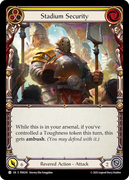 Stadium Security (Yellow) (Regular) [PEN295] (Compendium of Rathe) | Pegasus Games WI