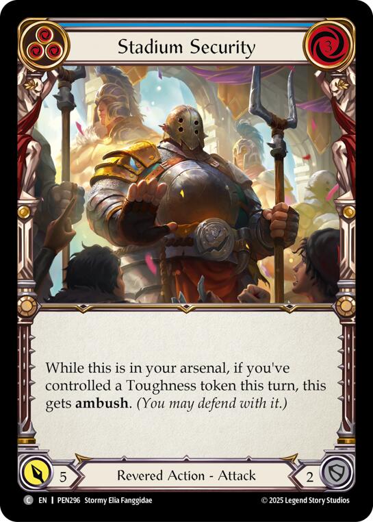 Stadium Security (Blue) (Regular) [PEN296] (Compendium of Rathe) | Pegasus Games WI