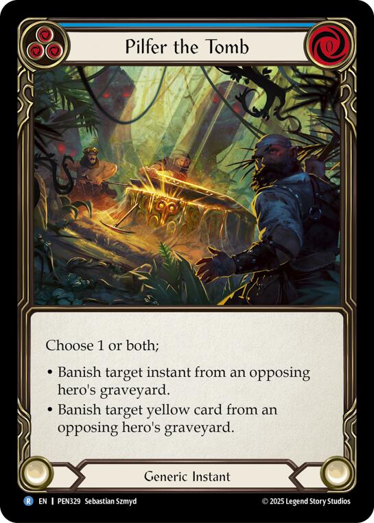 Pilfer The Tomb (Blue) (Regular) [PEN329] (Compendium of Rathe) | Pegasus Games WI