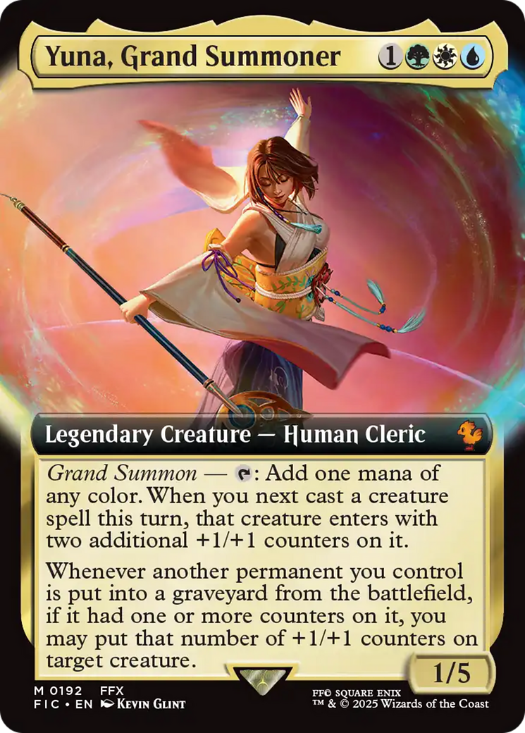 Yuna, Grand Summoner (Extended Art) [FINAL FANTASY Commander] | Pegasus Games WI