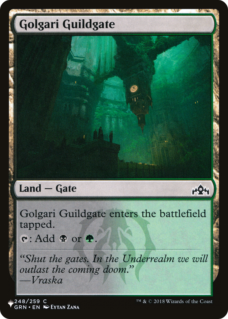 Golgari Guildgate [The List] | Pegasus Games WI