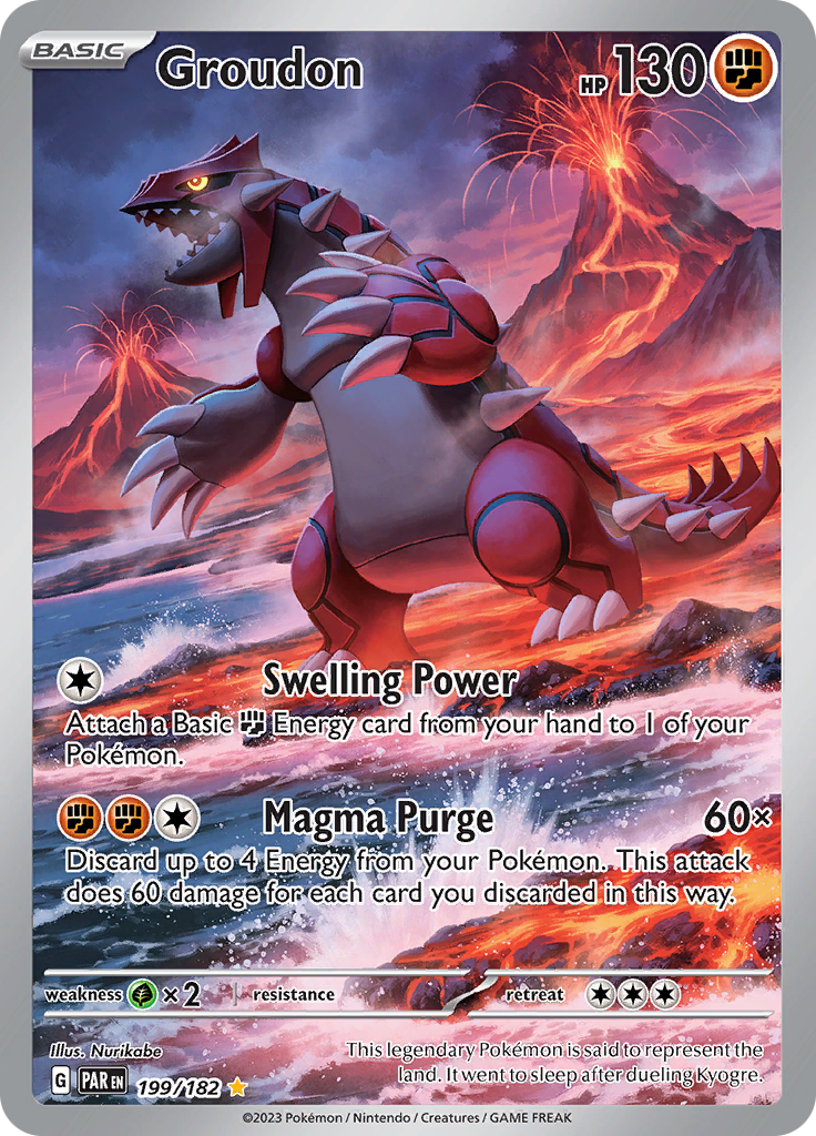 Groudon (199/182) [Scarlet & Violet: Paradox Rift] | Pegasus Games WI