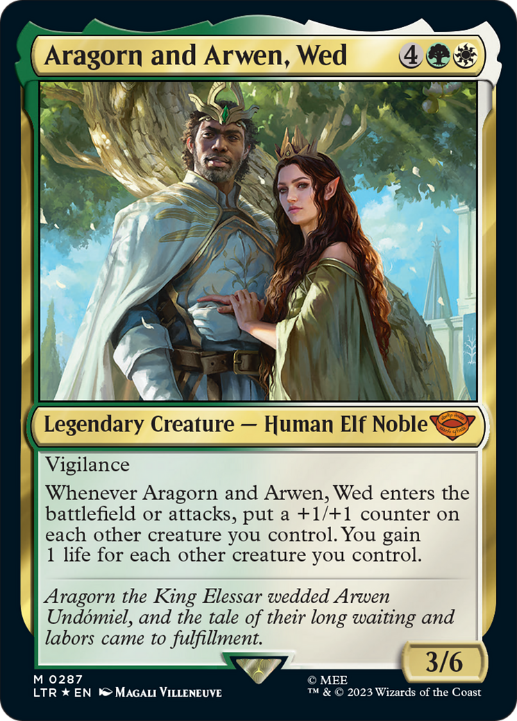 Aragorn and Arwen, Wed [The Lord of the Rings: Tales of Middle-Earth] | Pegasus Games WI