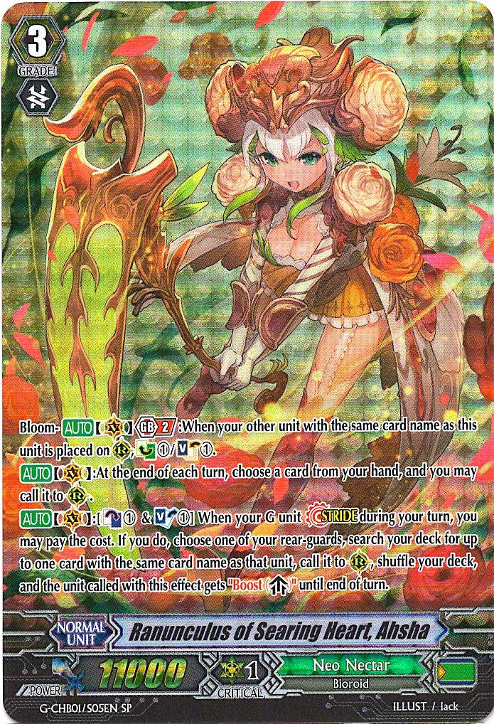 Ranunculus of Searing Heart, Ahsha (G-CHB01/S05EN) [TRY3 NEXT] | Pegasus Games WI