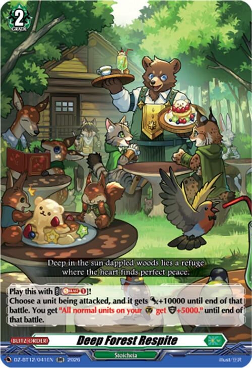 Deep Forest Respite (DZ-BT12/041EN) [Chasm of Lost Souls] | Pegasus Games WI