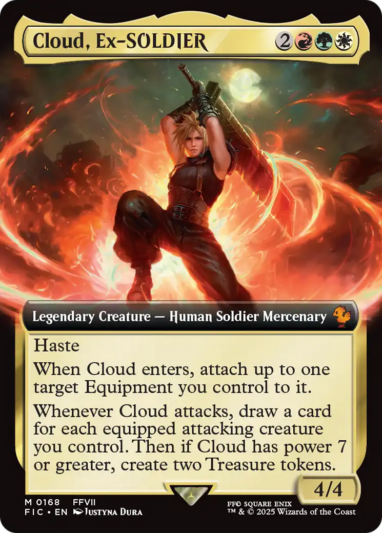 Cloud, Ex-SOLDIER (Extended Art) [FINAL FANTASY Commander] | Pegasus Games WI