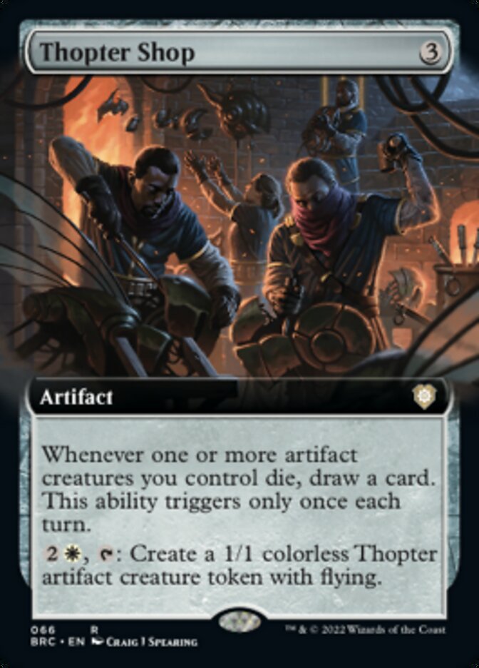 Thopter Shop (Extended Art) [The Brothers' War Commander] | Pegasus Games WI