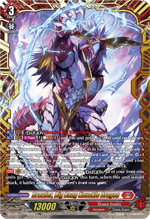 Brawler, Big Bang Knuckle Dragon (DZ-BT12/FFR02EN) [Chasm of Lost Souls] | Pegasus Games WI