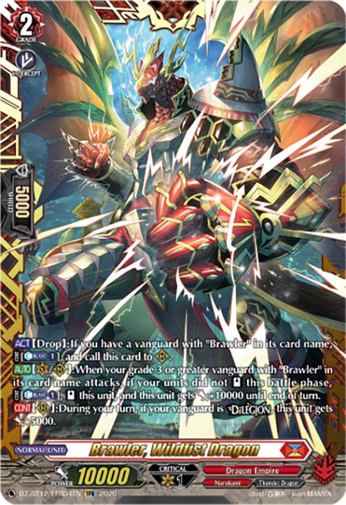 Brawler, Wildfist Dragon (DZ-BT12/FFR04EN) [Chasm of Lost Souls] | Pegasus Games WI