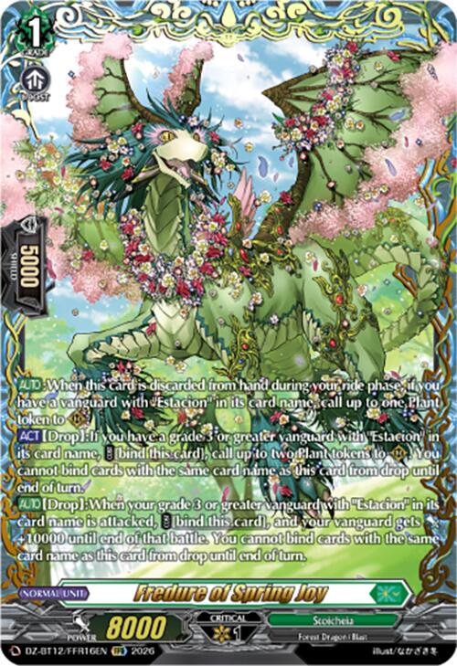 Fredure of Spring Joy (DZ-BT12/FFR16EN) [Chasm of Lost Souls] | Pegasus Games WI