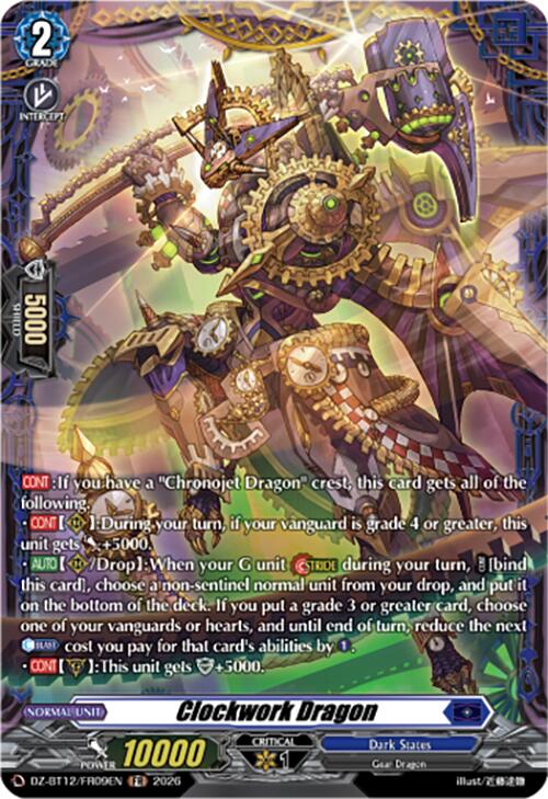 Clockwork Dragon (DZ-BT12/FR09EN) [Chasm of Lost Souls] | Pegasus Games WI