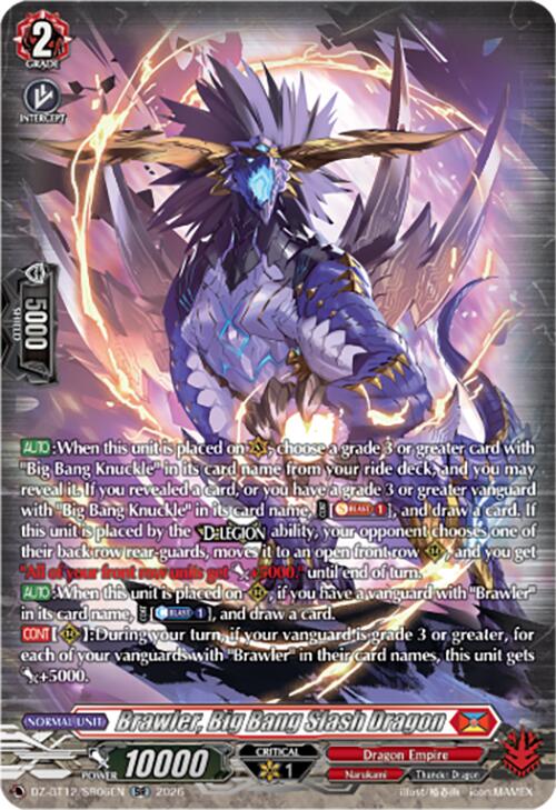 Brawler, Big Bang Slash Dragon (DZ-BT12/SR06EN) [Chasm of Lost Souls] | Pegasus Games WI